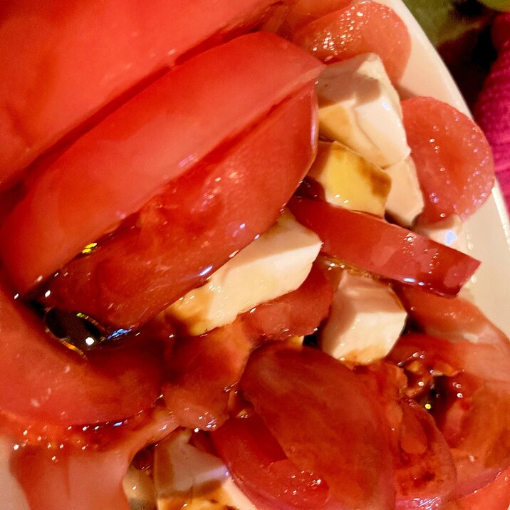 トマト温サラダ